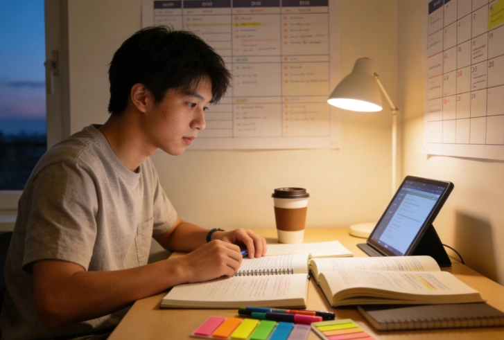 Preparation for exams by college students